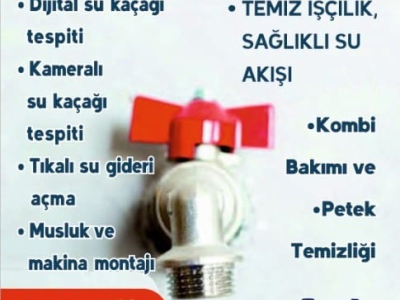 7/24 Su Kaçağı Tespiti | Acil Tesisatçı Hizmeti | VSC Tesisat